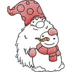 Stickdatei - Winter Gnom 10